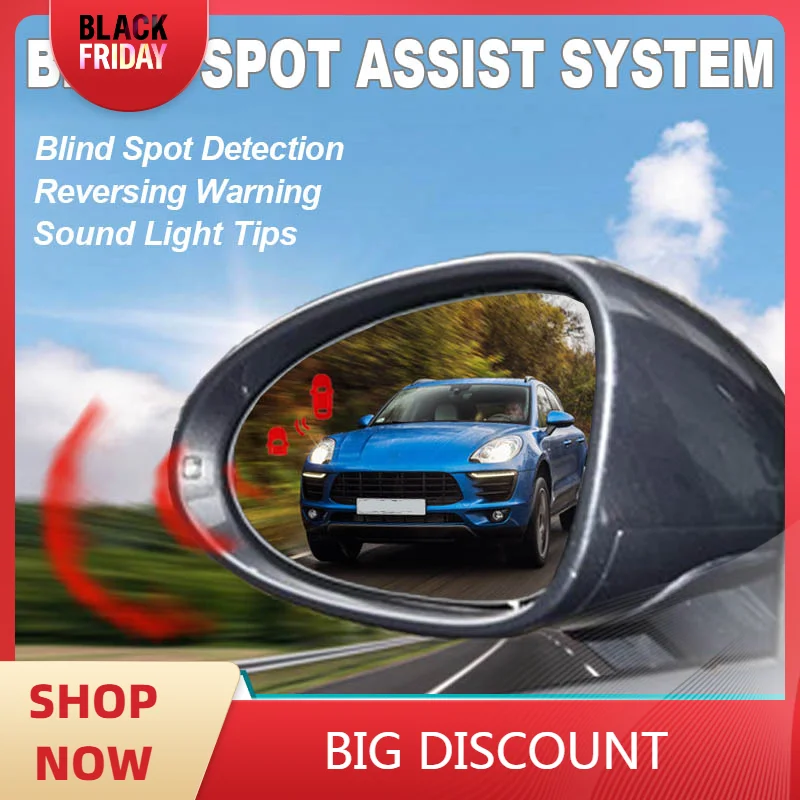 Car Mirror Blind Spot Monitoring System BSD BSA BSM 24GHZ Rear Radar Lane Change Assist Sensor For Porsche Macan 2014 to 2023