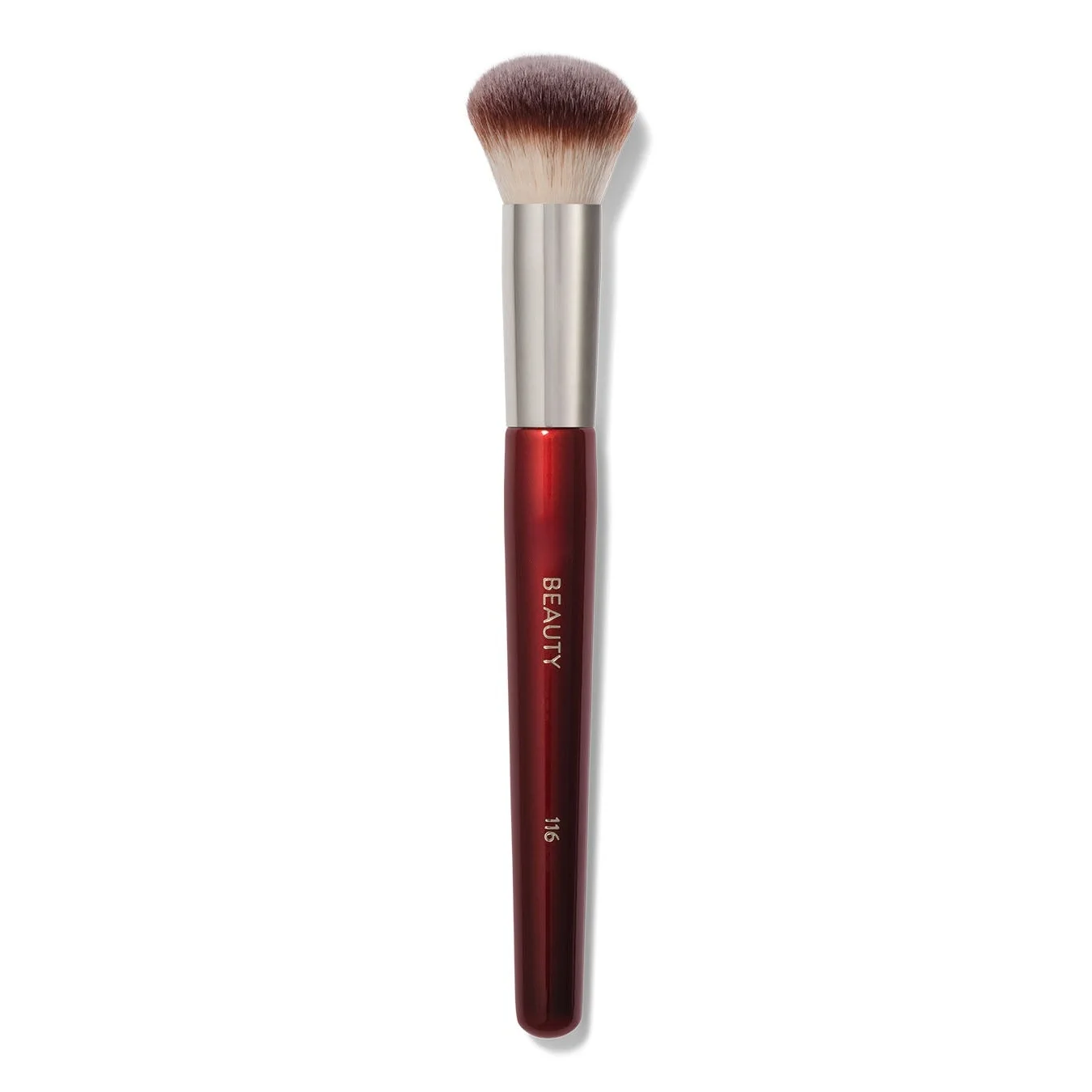 

New 116 Small Round Complexion Brush 115 Medium Contoured Foundation 114 Dual-Sided Concealer Red Soft Synthetic Makeup Brush