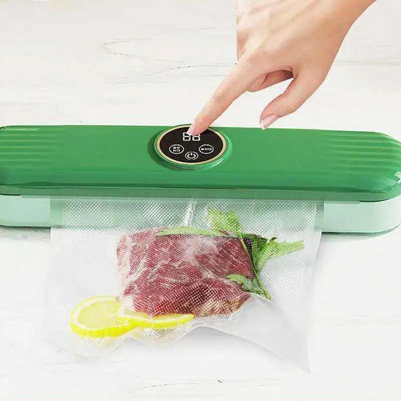 Food Sealer Vacuum Sealer Dry/Moist Compact Food Sealer Automatic Powerful Air Sealing System Vacuum Sealer For Airtight Food