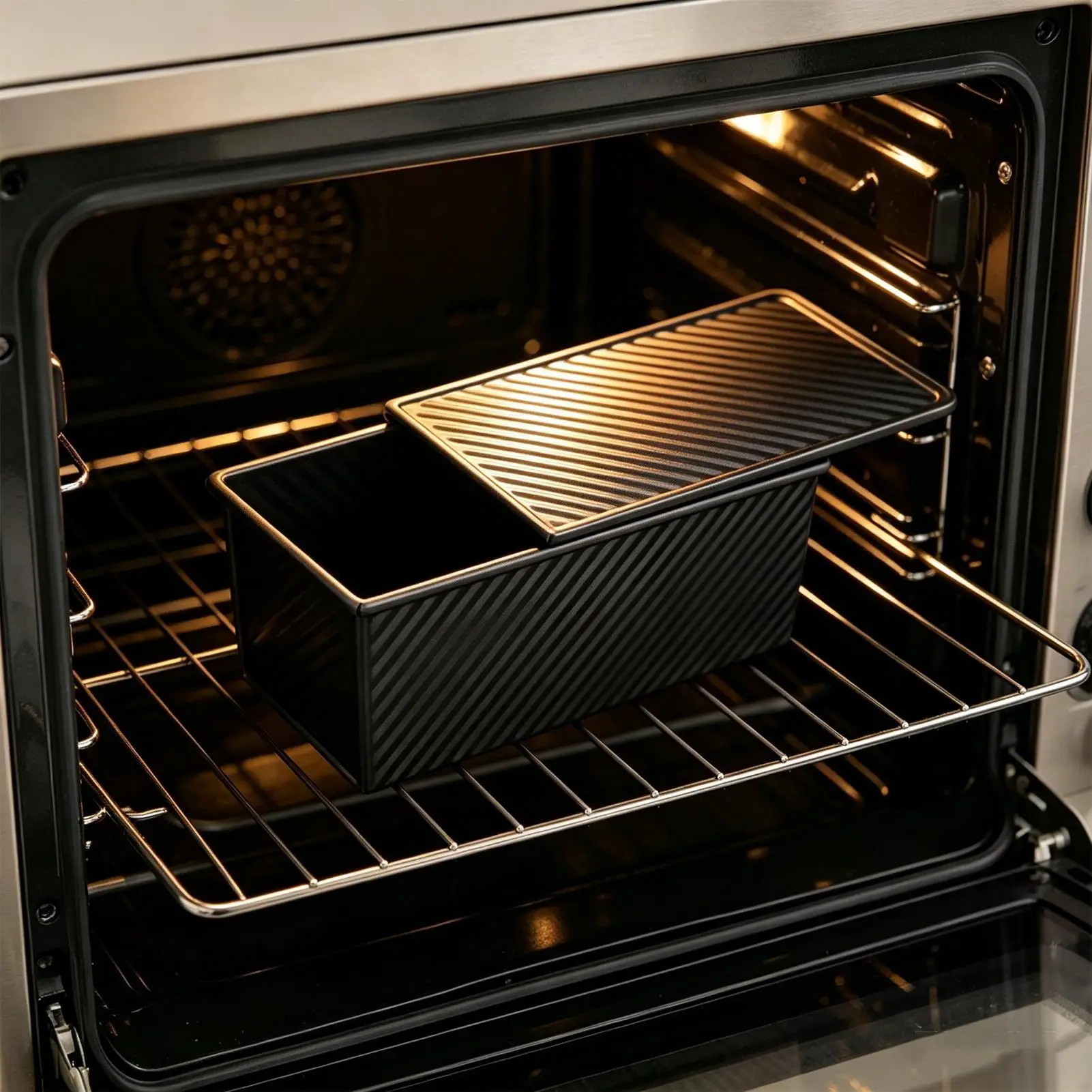 

Bread Loaf Pan Carbon Steel Easy Release Non-Stick Bakeware Sandwich Bread Tins Loaf Baking Pan For Home Kitchen Restaurant