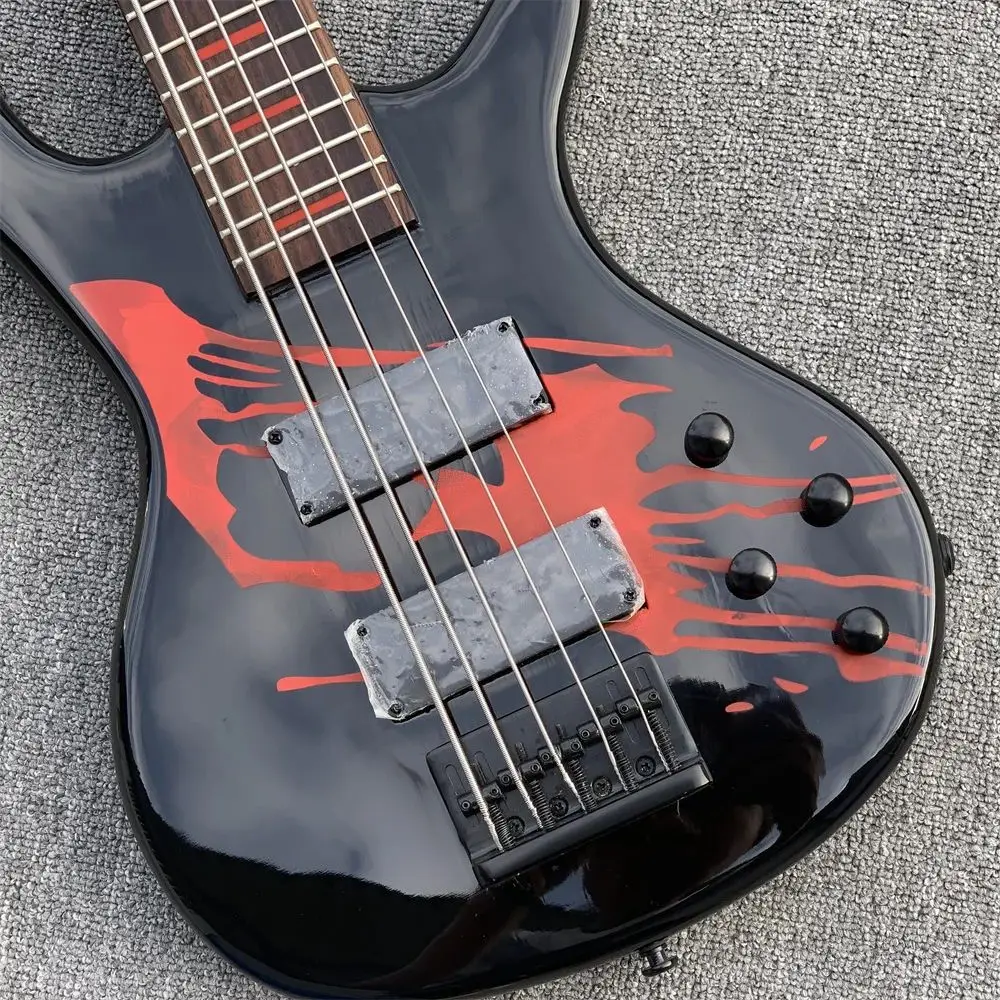 In Stock Spector Legend 5 Classic  Bass Guitar Drip Blood in one five-string active sound pickup Immediate delivery