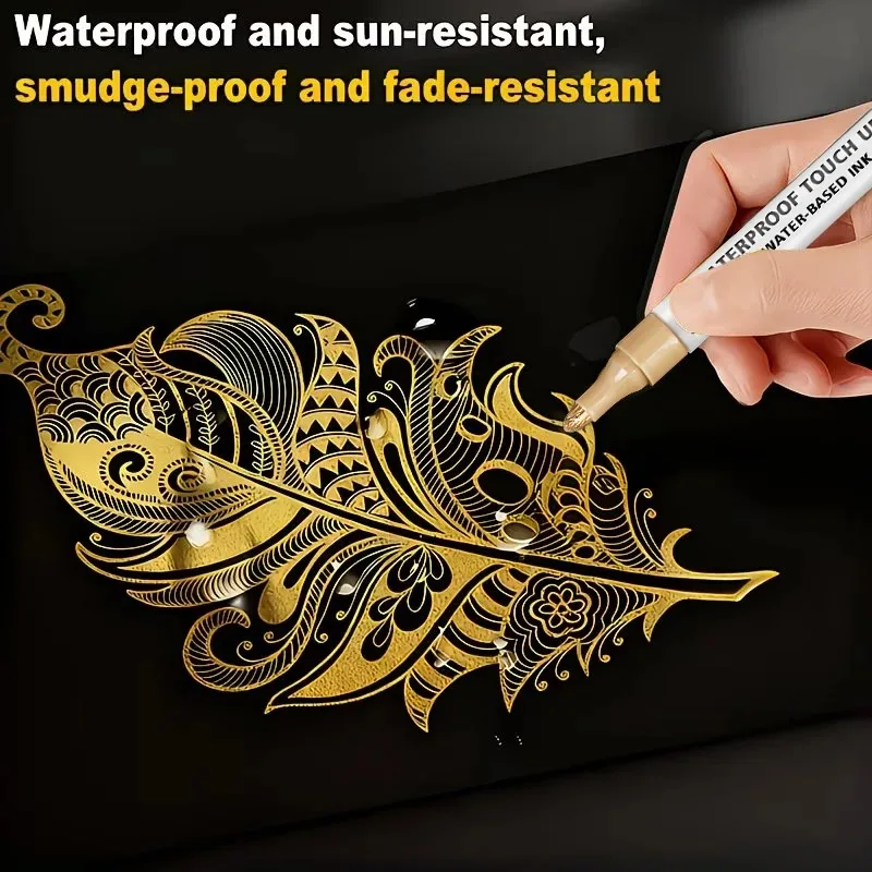 New Tombstone Inscription Gilding Touch-Up Pen – Non-fading, clear as ever, guards eternal memories.