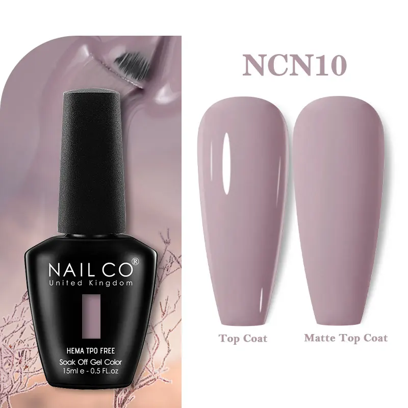 NAILCO 15ml Hema TPO-vrije Gel Nagellak Semi-permanente UV-lak Gel Nagelsalon Design TOP BASE Lak Hybride
