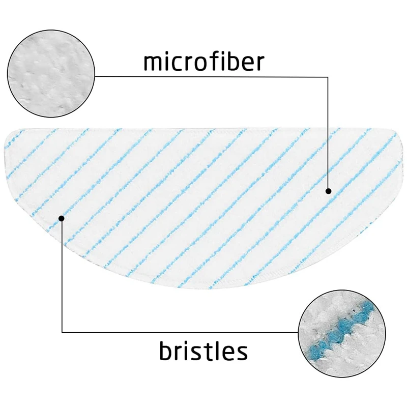 Panos descartáveis de esfregão de panos fortes, Almofadas para Ecovacs Deebot OZMO T8 AIVI T8 Max T9 AIVI AIVI + Peças de Aspirador, 50pcs
