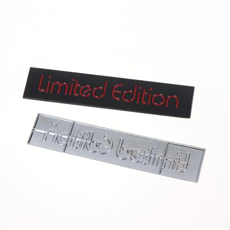 1Pcs 3D Metal Car Sticker Universal Fit Limited Edition Motorcycle Badge Emblem for SUV Truck Bike Decoration