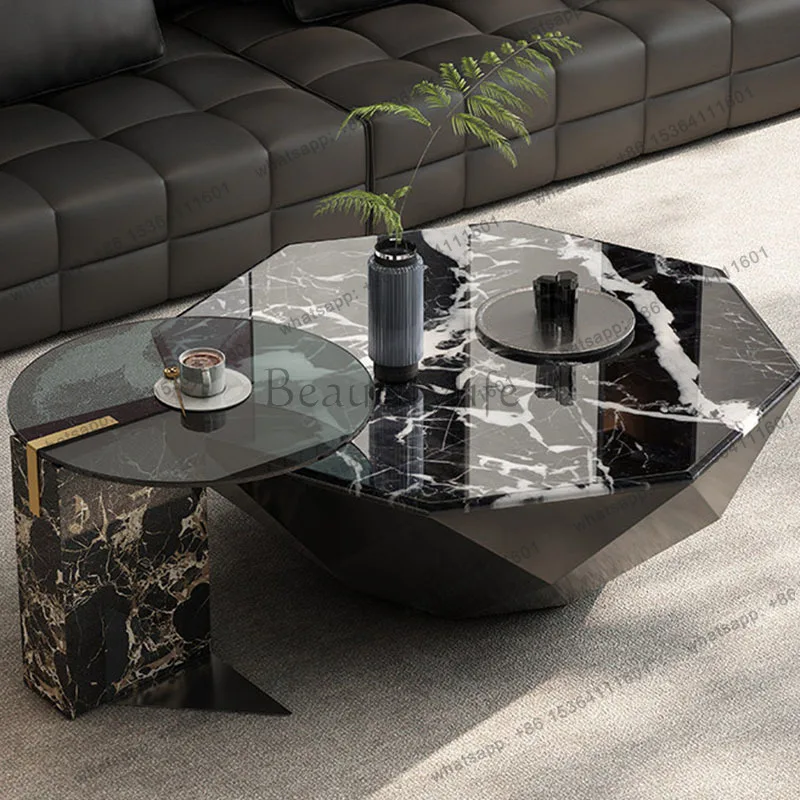 LD Aesthetic Compact Coffee Table Living Room Cheap Modern Improvement Coffee Table Modern Individual Couchtisch Patio