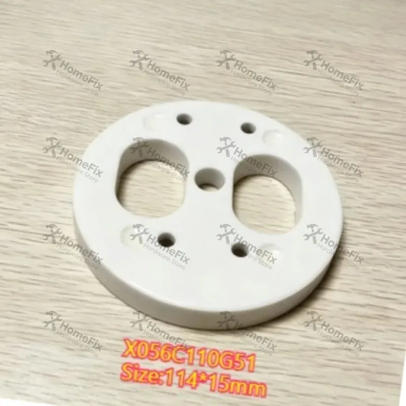 Lower Ceramic Isolator Plate 114x15mm 114x20mm For Low Speed Wire Cut EDM Machine