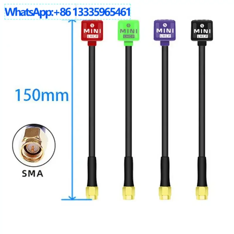 

10PCS FPV crossing machine, long-range 5.8G antenna, suitable for picture transmission and glasses receive lollipop 5 hammer