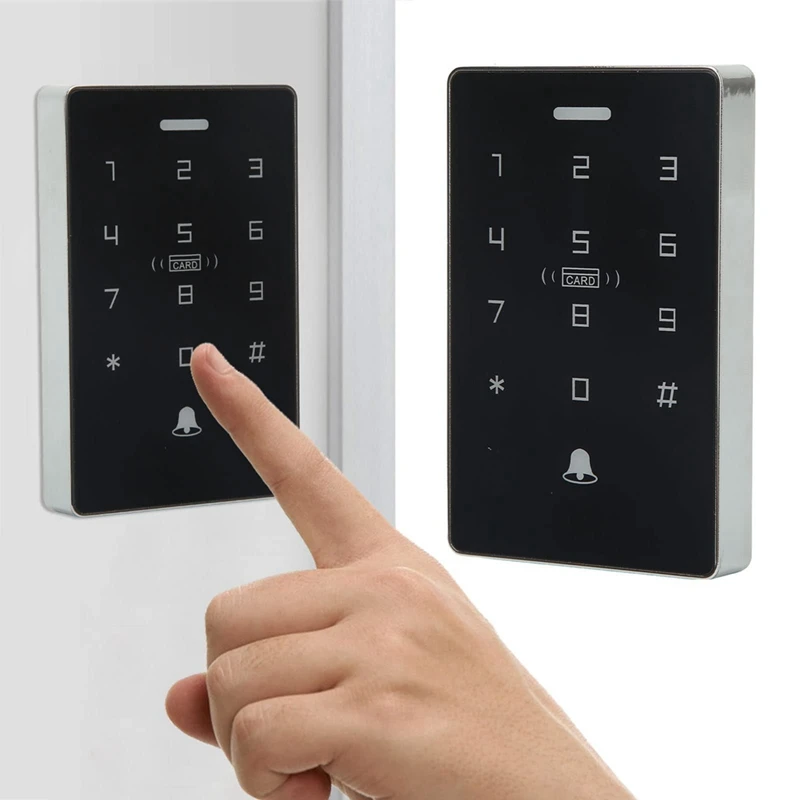 NFC Access Controller Waterproof Door Lock Keyboard Card Swiping Password IC ID Dual Frequency 125Khz 13.56Mhz