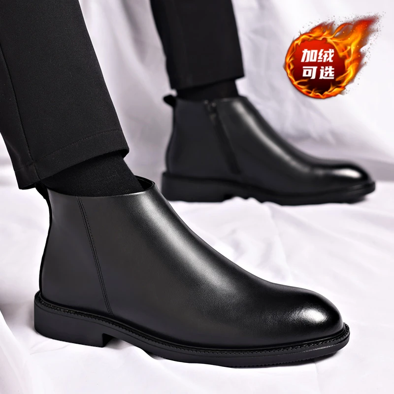 

Snow boots men's 2025 new Northeast cold resistant cotton shoes winter shoes warm and plush thick couple bread shoes