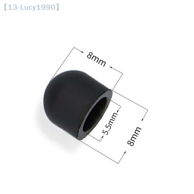 【CCA13】20 قطعة/المجموعة/مجموعة من أطراف القلم البديلة الناعمة بأحجام متعددة من السيليكون غطاء مناقير الشاشة بالسعة غطاء مطاطي