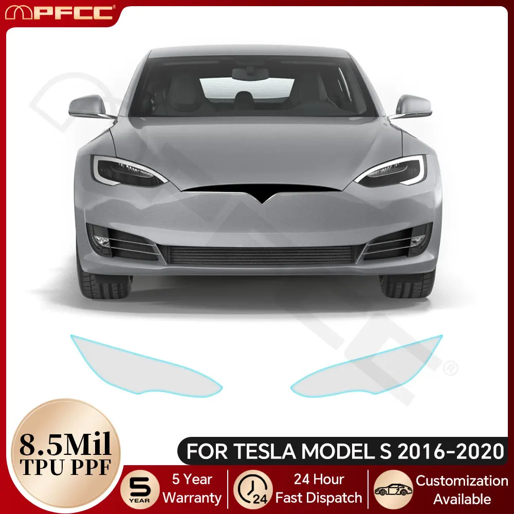 

Для Tesla Model S 2016-2020 фара заднего вида дверная ручка защитная пленка 8,5 мил ТПУ PPF прозрачный бюстгальтер комплект устойчивый к царапинам