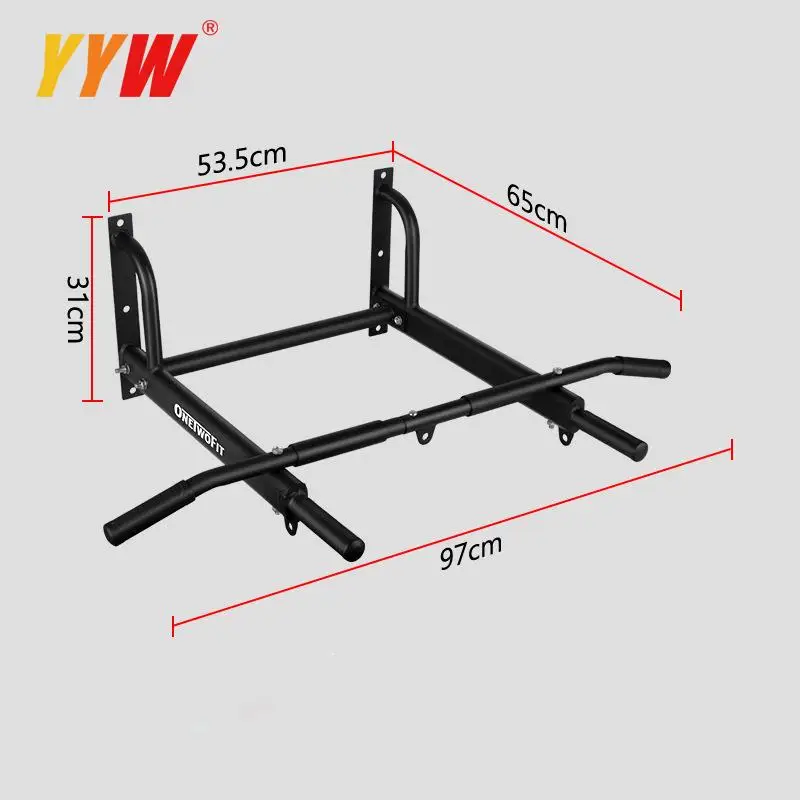 Steel Horizontal Bar Multifunctional Indoor Pull Up Bar Abdominal Muscle Wall Chin Up Bar Bench Press Rack Weightlifting Trainer