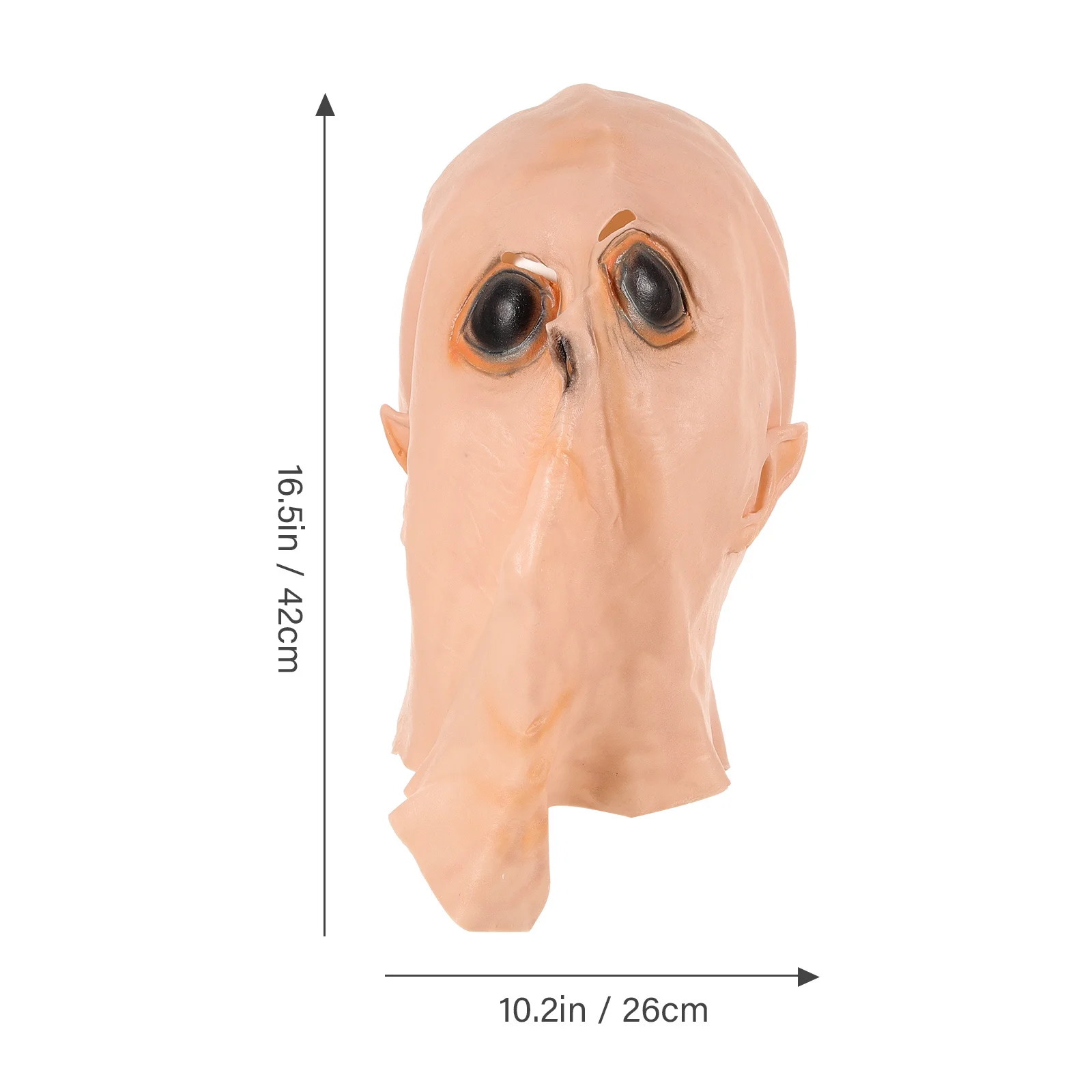 Maska na głowę, kostium horror na Halloween, cosplay, rekwizyt karnawałowy, miękka, wygodna, realistyczny design, motyw UFO