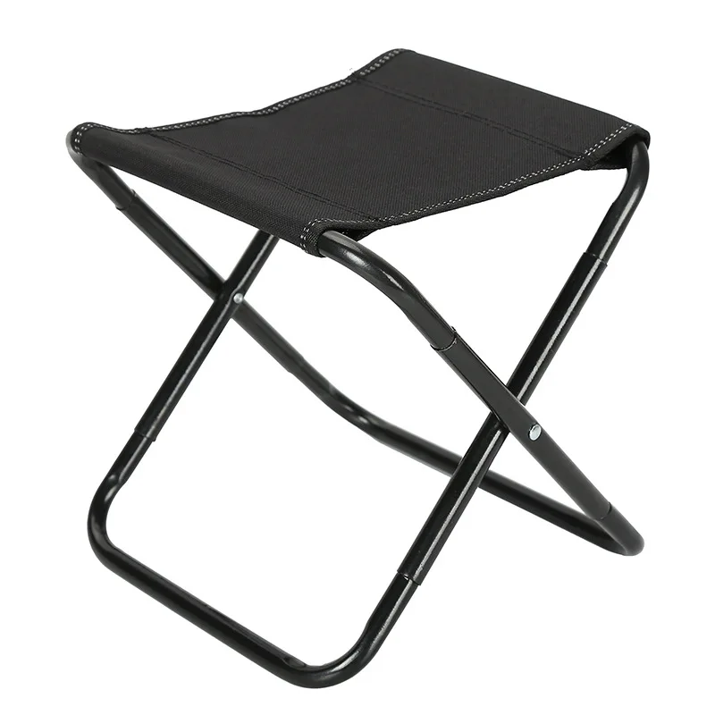 Outdoor Camping Folding Stool 1200D Oxford Cloth Ultra Lightweight Portable Fishing Chair Mini Mountain Climbing Small Mazza