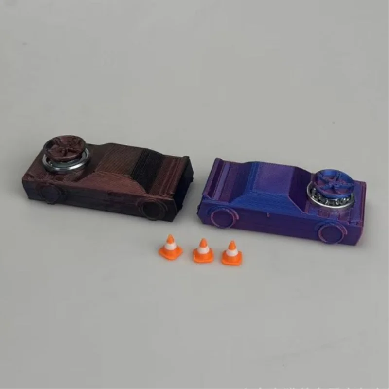 Pocket Drift Fidget Car Toy Mini Desktop Drifting Race Car Fidget Spinner 2 In 1 Stress Relief Toy Anxiety Relief Fidget Toy