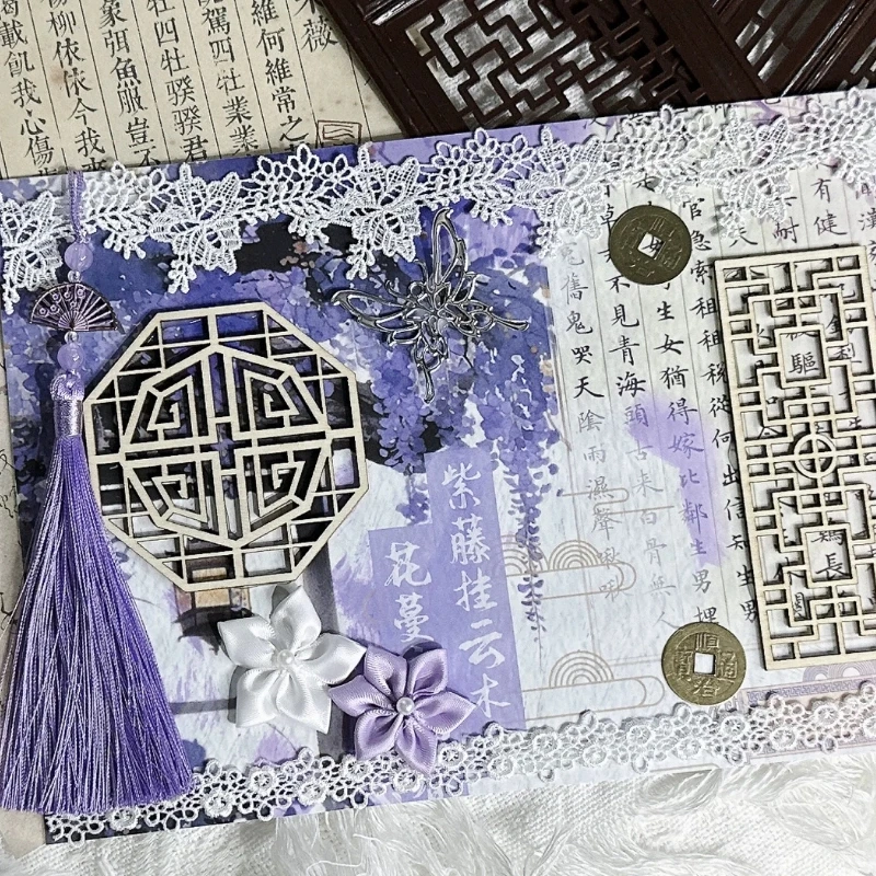 

Винтаж в китайском стиле, аниме, косплей, сумка Ita, доска ручной работы, значок, вставка, доска, украшение, товары с кисточками, дисплей товаров