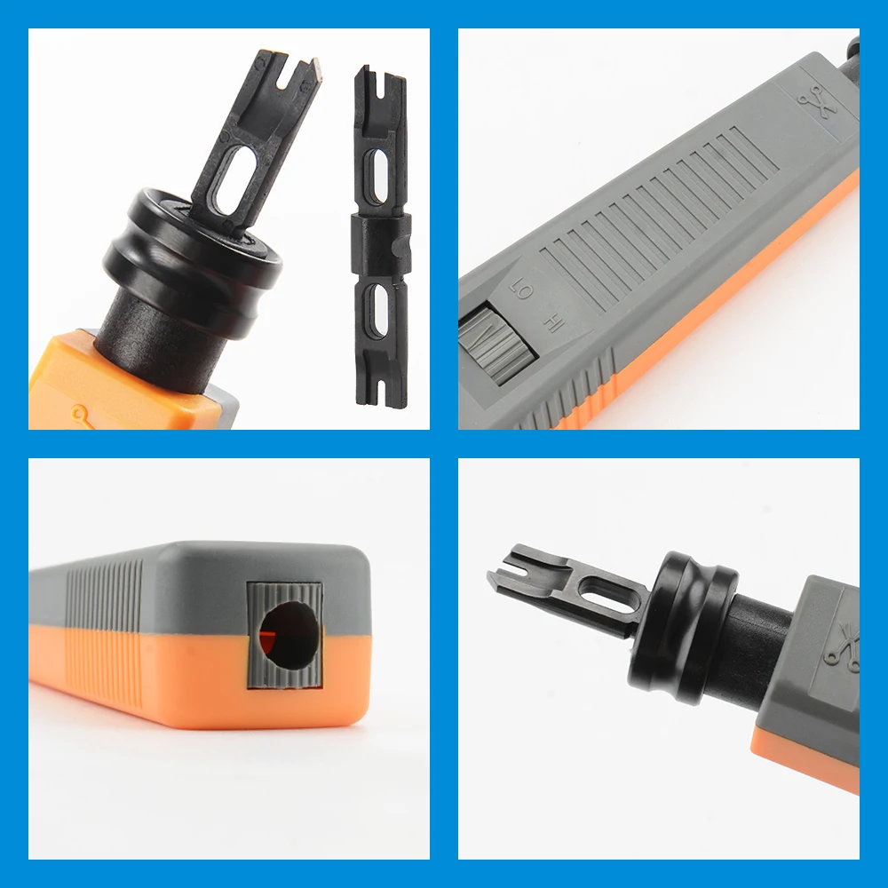 أداة ثقب 110/88 متعددة الوظائف من نوع كرون IDC/سلك الشبكة Cat5 وأدوات طرفية لتأثير إدخال الهاتف