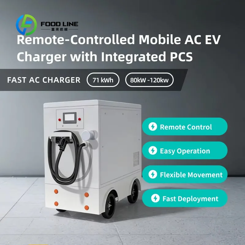Customized Factory Direct LiFePO4 Remote‑Controlled Mobile DC Fast EV Charging Station Pure Sine Wave Emergency Power Supply