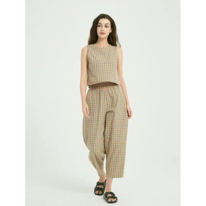 Herren Casual Spor Plaid Set Seven Sve T-Shirt Ort Hosen Herbst Faion Bequemes, atmungsaktives Herren Faion Set