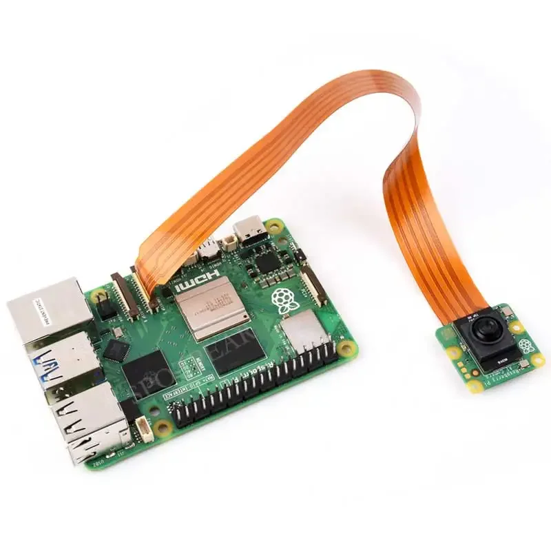 Câmera Raspberry Pi AI Oficial Original 12MP IMX500 Sensor visual inteligente on-board RP2040