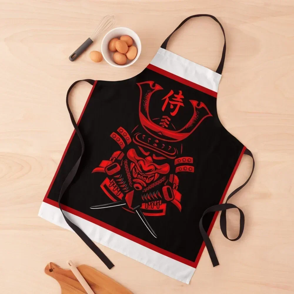 

Samurai shadow face Apron Restaurant Household Items Useful beauty master useful gadgets for home Apron