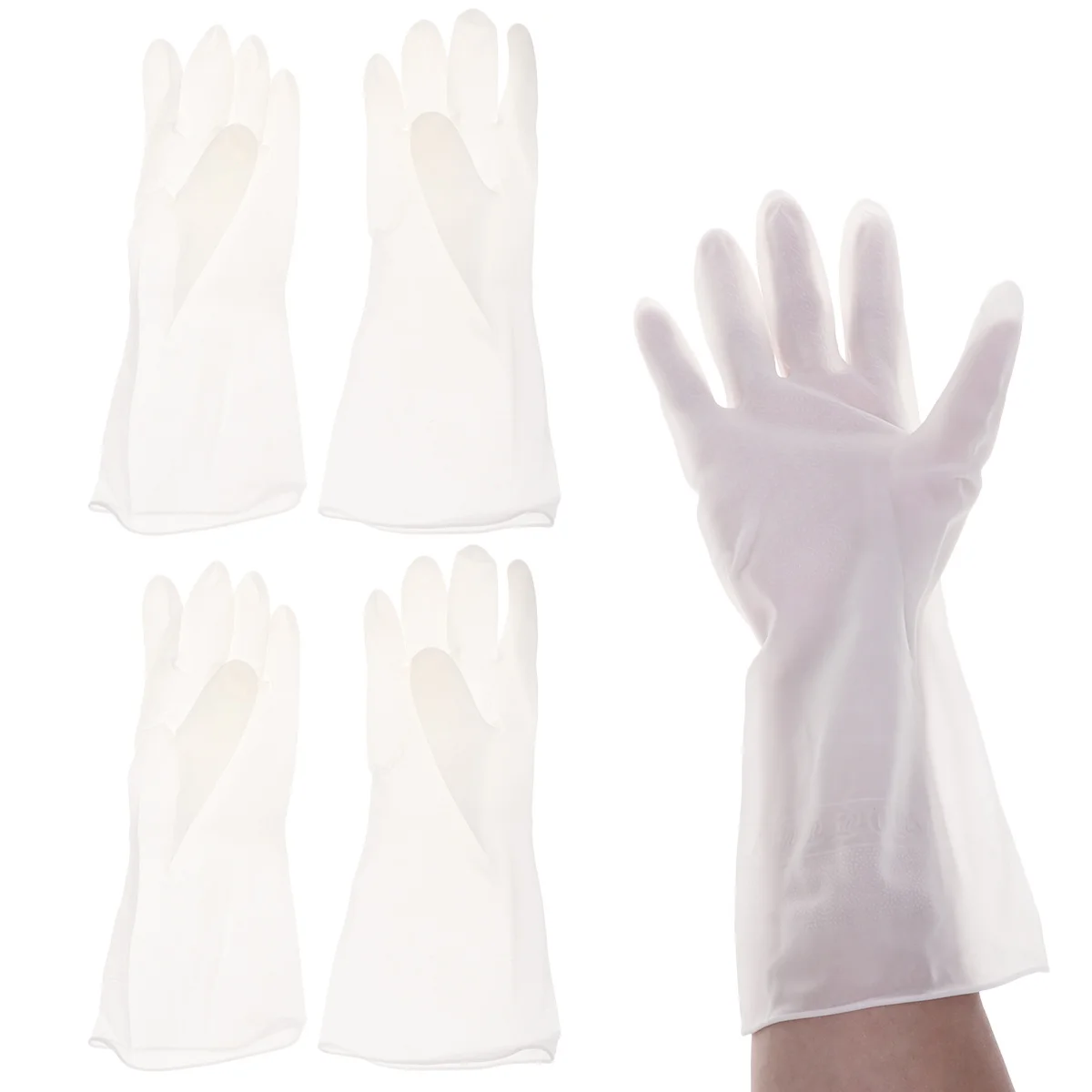 3 пары прочных перчаток из ПВХ, водонепроницаемые, для чистки кухни, противоскользящие, удобные, легкие, для мойки автомобилей, ароматный цвет, разные размеры M