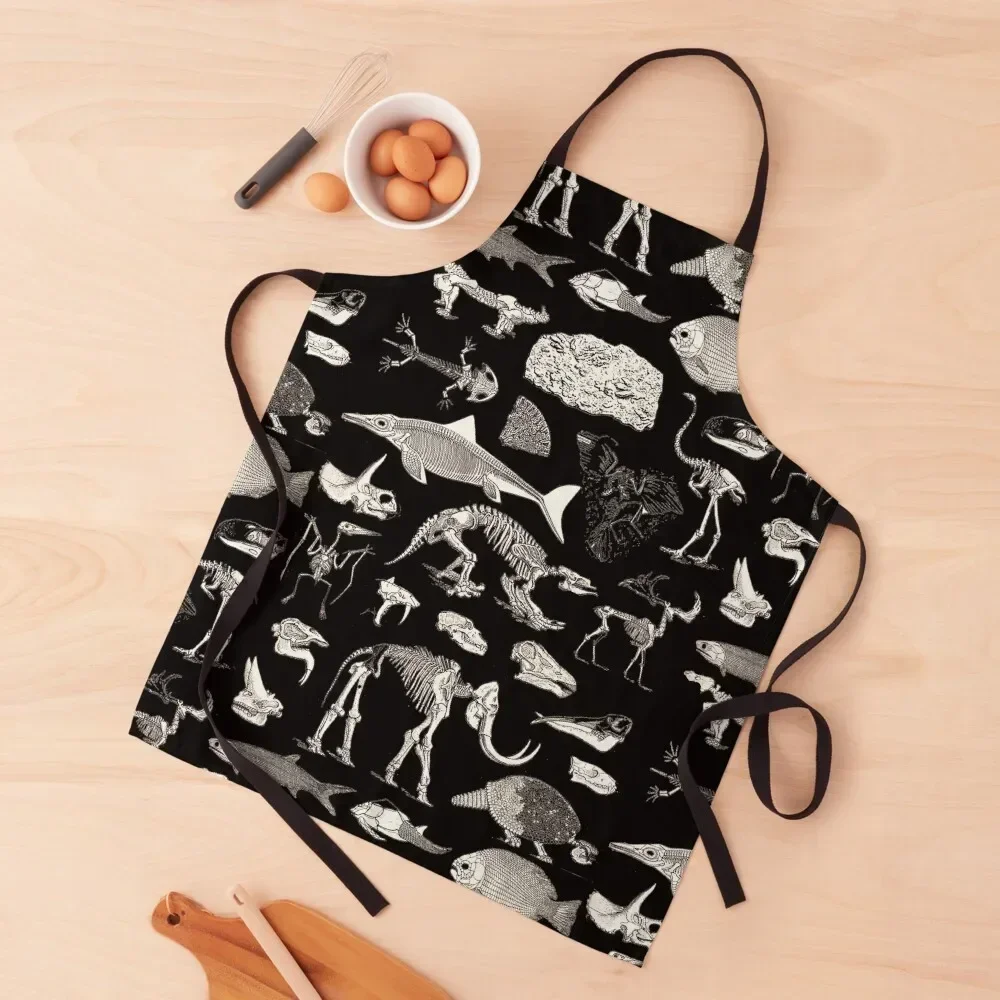 

Paleontology Illustration Apron Home Supplies For Nail Stylist beauty master Apron