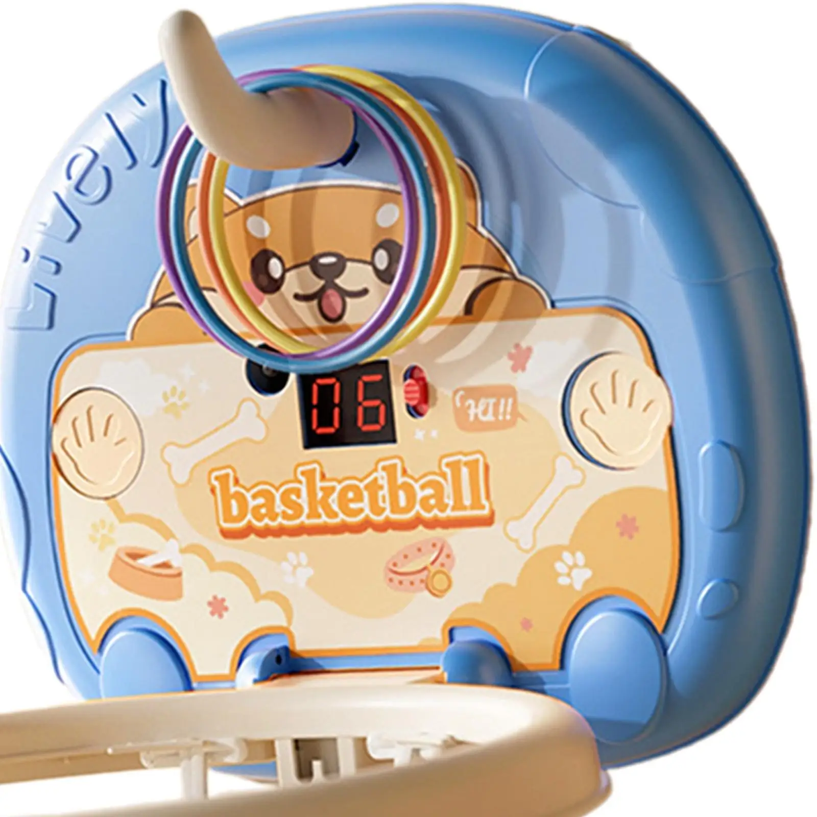 

Mini Basketball Hoop Set Wall Mounted Basketball Board Portable Hand Eye Coordination Boys Girls Sport Toy for Holiday Gifts