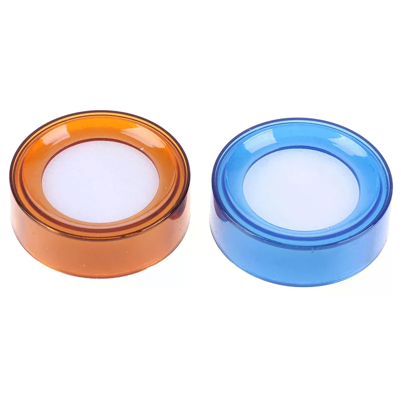 2pcs Counting Finger Sponges Hand Counting Tools Finger Damper Wet Sponge Professional Fingertip Moisteners For Bank Office