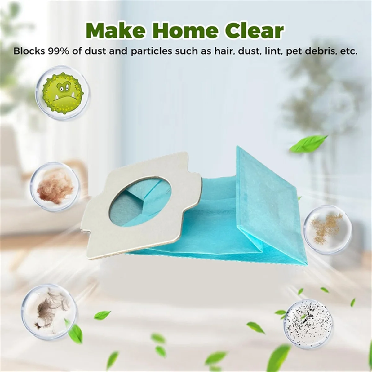 ABXHH 12 шт. мешки для пыли для Makita CL100D/CL102/104/107/108/A-48511, запасные части для пылесоса, мешок для пыли, мешок для мусора