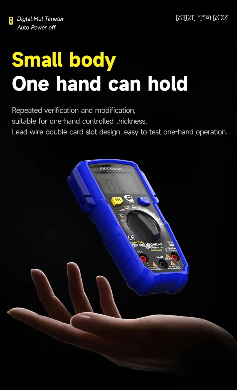 Mechanic Mini TD MX Five Mx Mini Mx Multimeter High Precision Intelligent Anti-burn Portable Multimeter Phone Reapir Tool