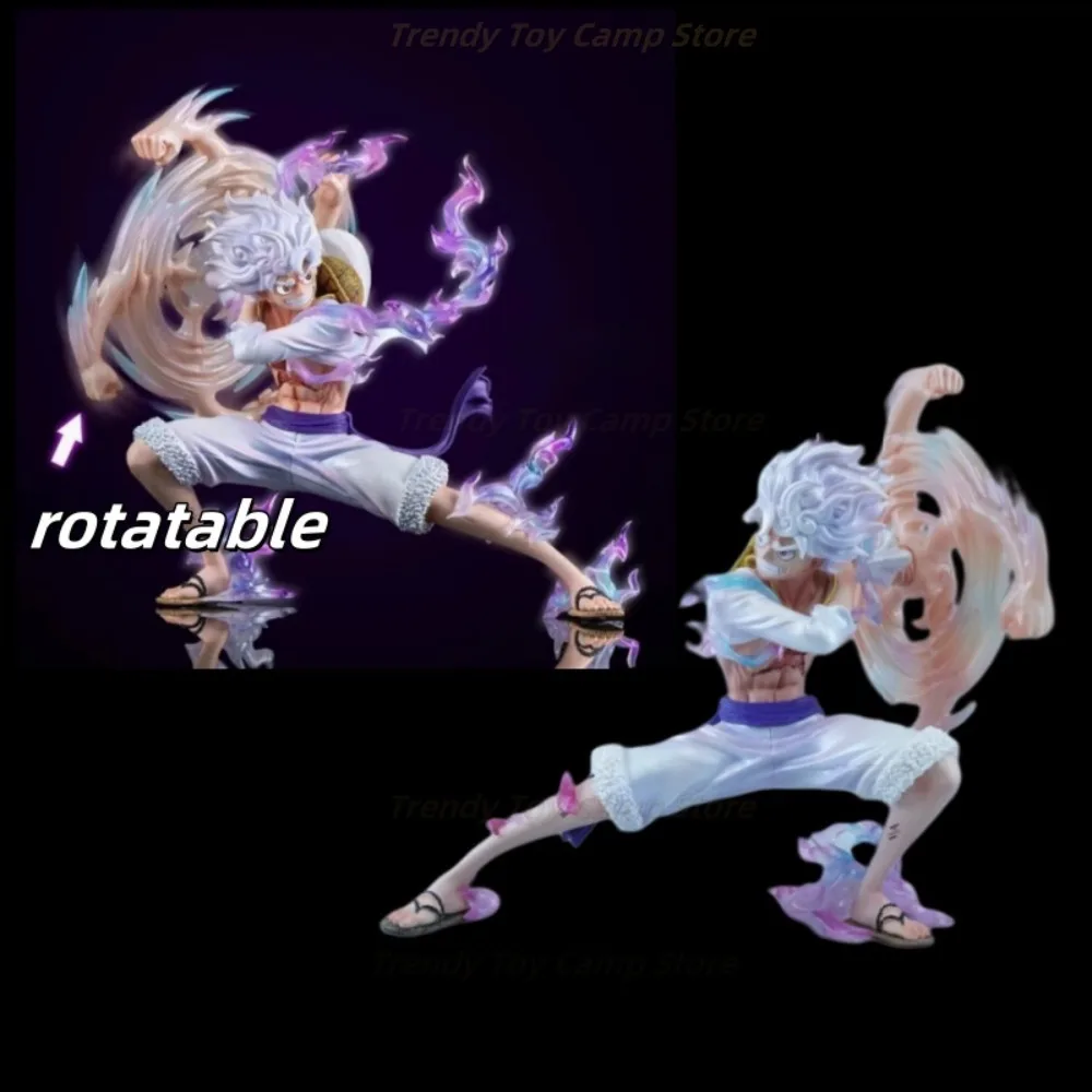 

19 см/7,48 дюйма аниме цельная фигурка Ника Луффи фигурки Луффи рука может вращаться ПВХ статуя коллекция модель игрушки для подарков