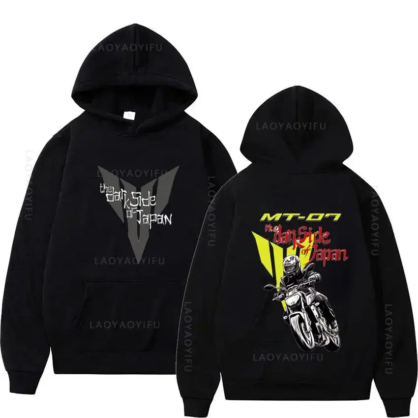 The Dark Side of Japan Motorcycle MT 09 07 10 01 Hoodies for Men Men's Autumn Clothing New & Sweatshirts Hooded Shirt Pullovers