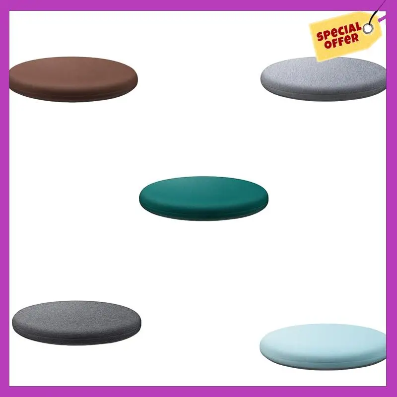 

16 In Soft Futon Cushion, Memory Foam Round Cushion Padded Home Decor Futon Non-Slip Chair Pads, Dark Gray Durable 40 X 4Cm
