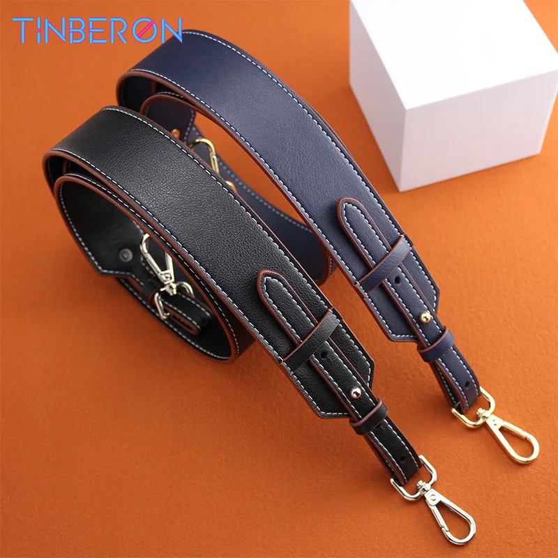 

Tinberon PU Leather Shoulder Bag Belts Strap Adjustable Bag Strap for Crossbody Replacement Widen 4CM Woman's Fashion Bag Straps