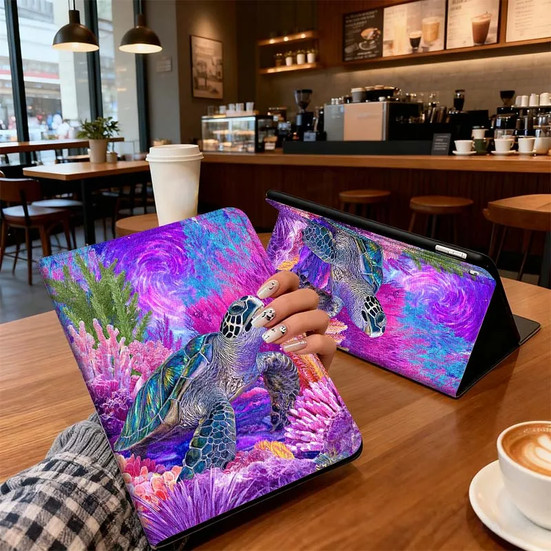 

Ocean Turtles Cute For Xiaomi Redmi Mi Pad 4 5 6 6s 7 8 SE Pro 2 11 Plus Max 12.4 11 11.2 12.5 8.7 inch Tablet Case