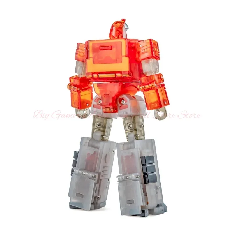 【Dostępne】 Zabawka Transformująca H62T Blaster Transparentna Edycja Limitowana Mały Robot Kolekcjonerski Model Zabawka