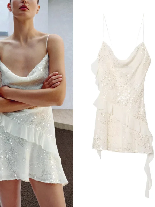 Doce puro desejo verão novo feminino dr grânulo decoração ort strapl midi saia casual chique sle meados de cintura design