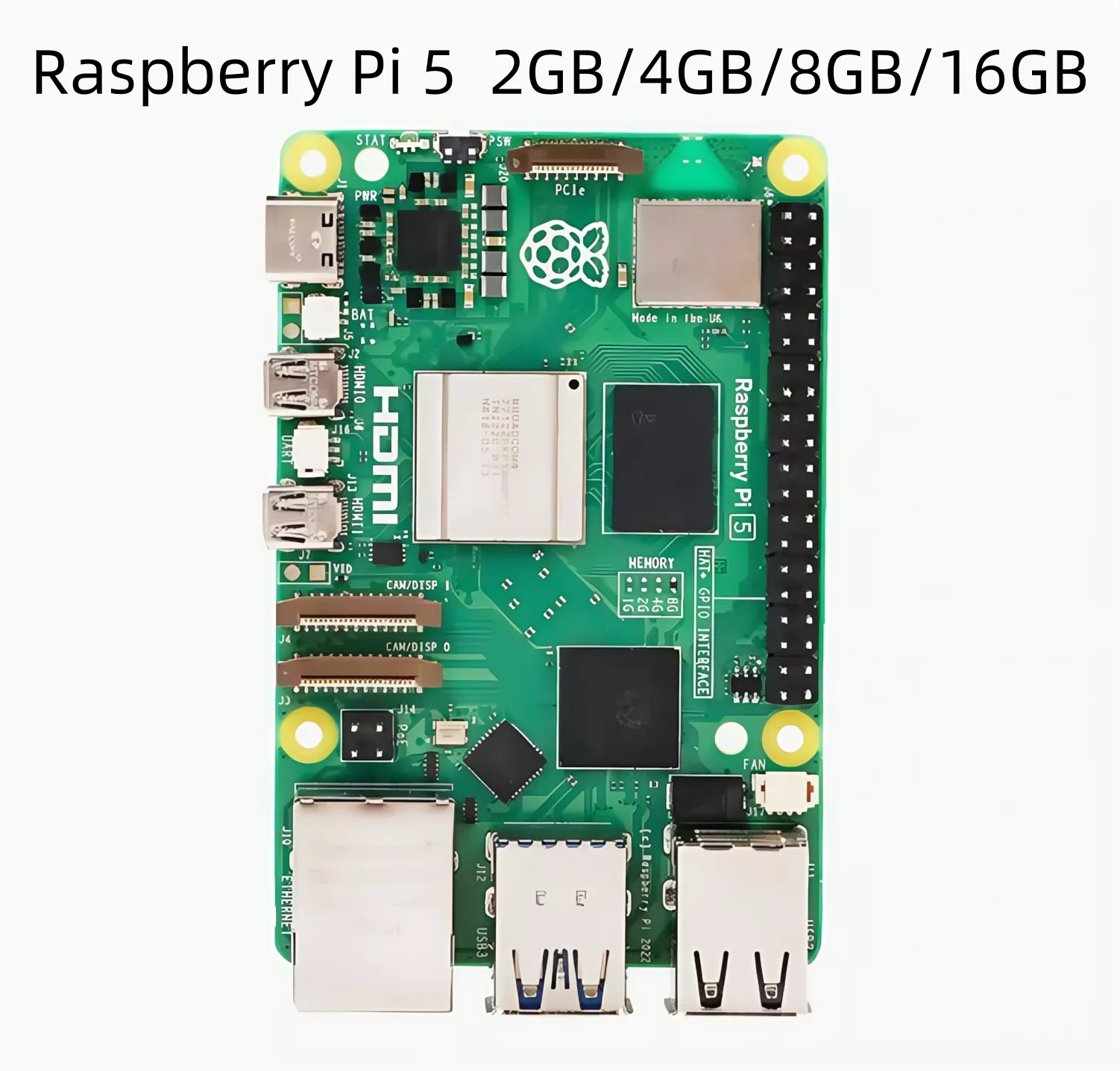 Raspberry Pi 5  2GB/4GB/8GB/16GB