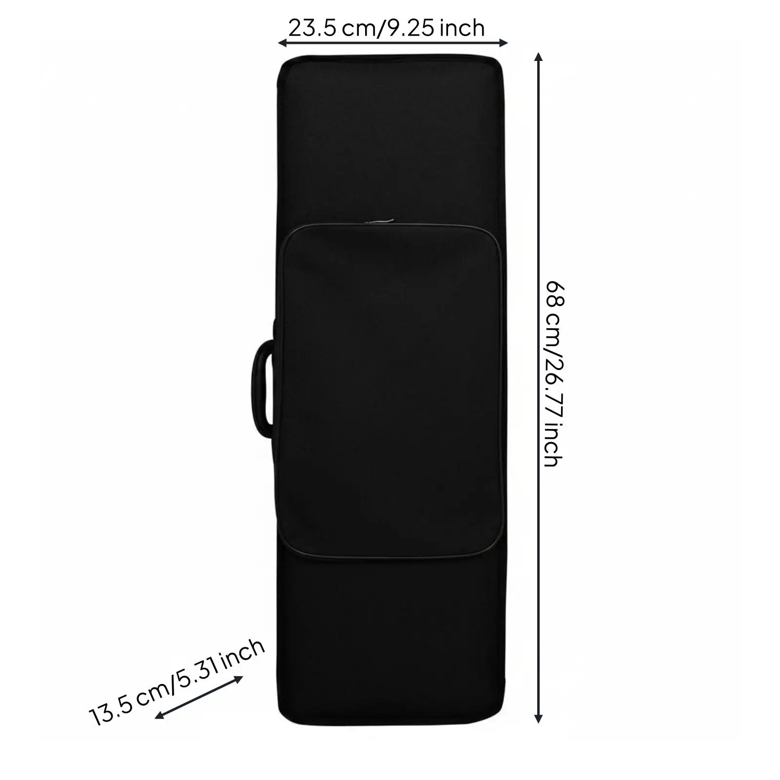 Oxford Violin Storage Case Thickened Rigid Bag with Shoulder Straps Violin Hard Case for Musician Accessories