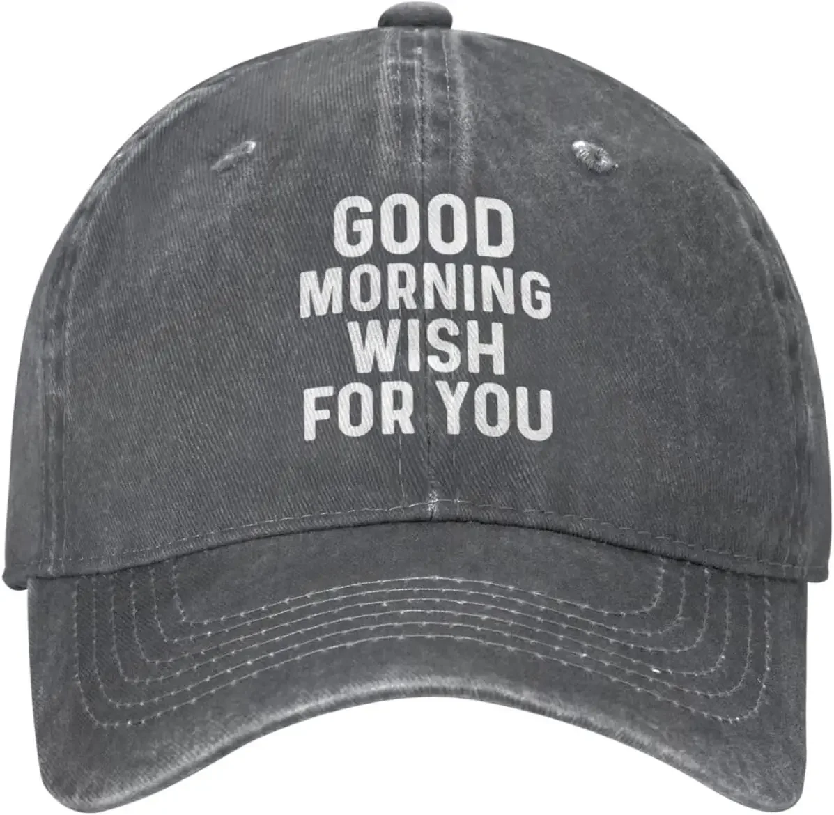 Good Morning Wishs for You Hat for Men Baseball Cap Graphic Caps