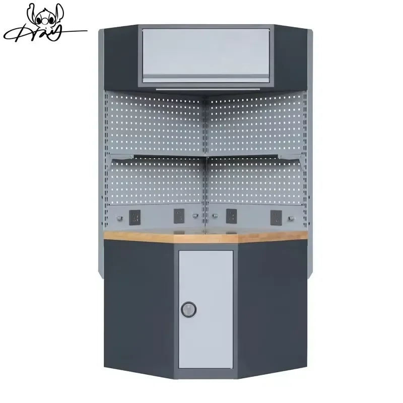 Professional Metal Modular Garage Bench with Mechanic Drawer Top Storage System OEM Customizable Tool Cabinet 300kg Load