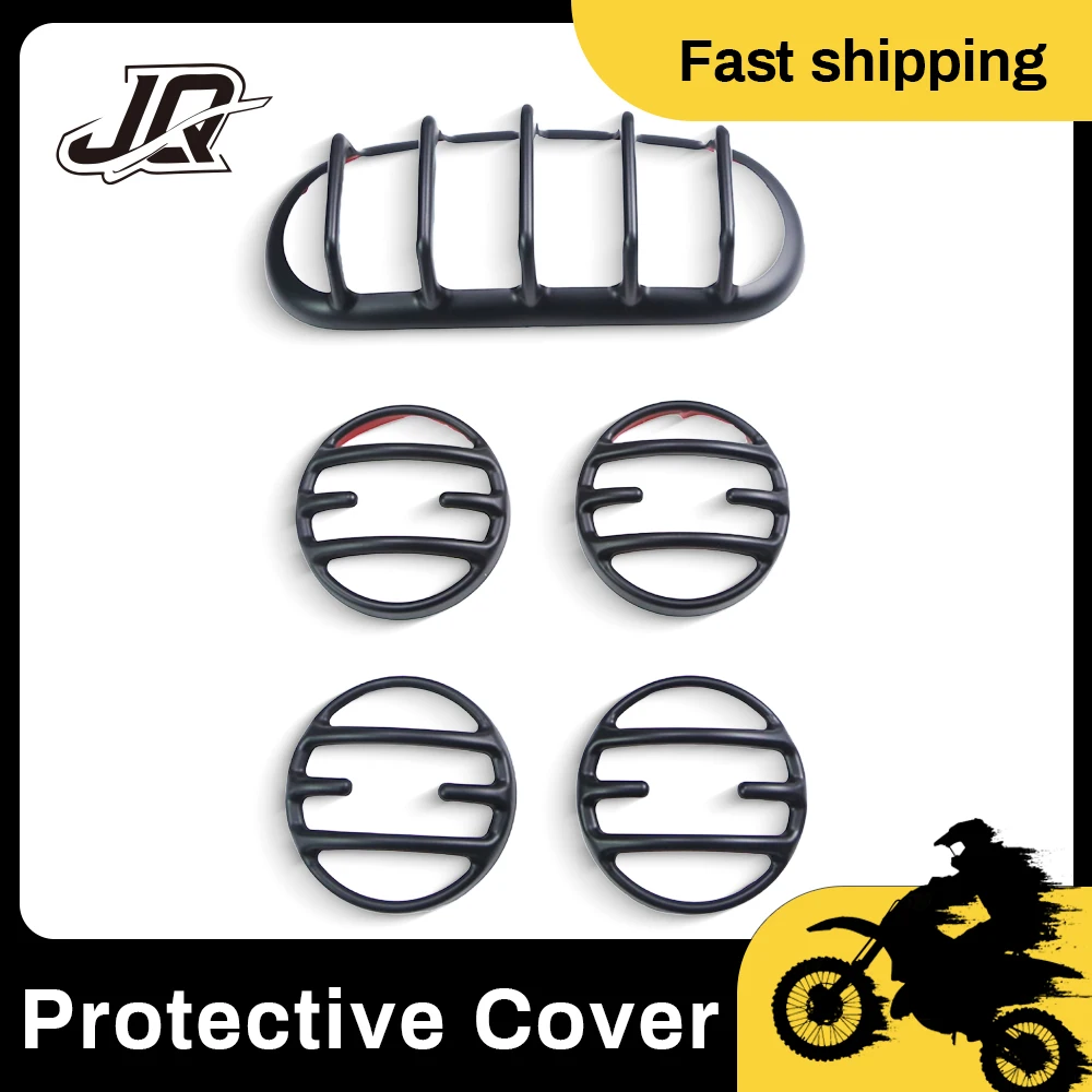 

Front Rear Turn Signal Tail Light Grill Cover For Honda Rebel CMX 300 500 1100 2017 2021 2023 2024