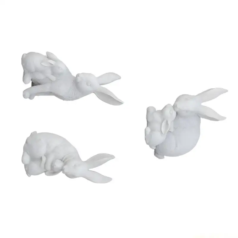 QX2E Handicraftsman constructed Substance Rabbit Creation In Natural Pose Kind Gift Option For House Anniversary Or Important