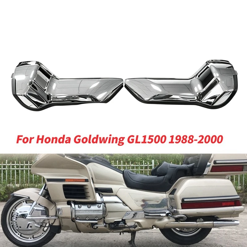 Super Sale 1Pair Motorcycle Lower Fairing Side Cover Chrome Edge Trim Strips for Honda Goldwing GL1500 GL1500I GL1500SE 1988-2
