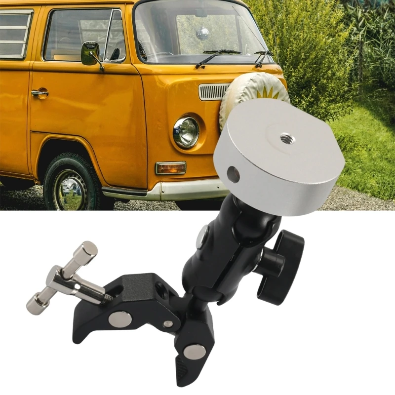 

Вращающийся на 360 градусов держатель для крепления, простая установка, зажимное крепление для мини-сверхмощного зажимного держателя для яхт, лодок/кемперов