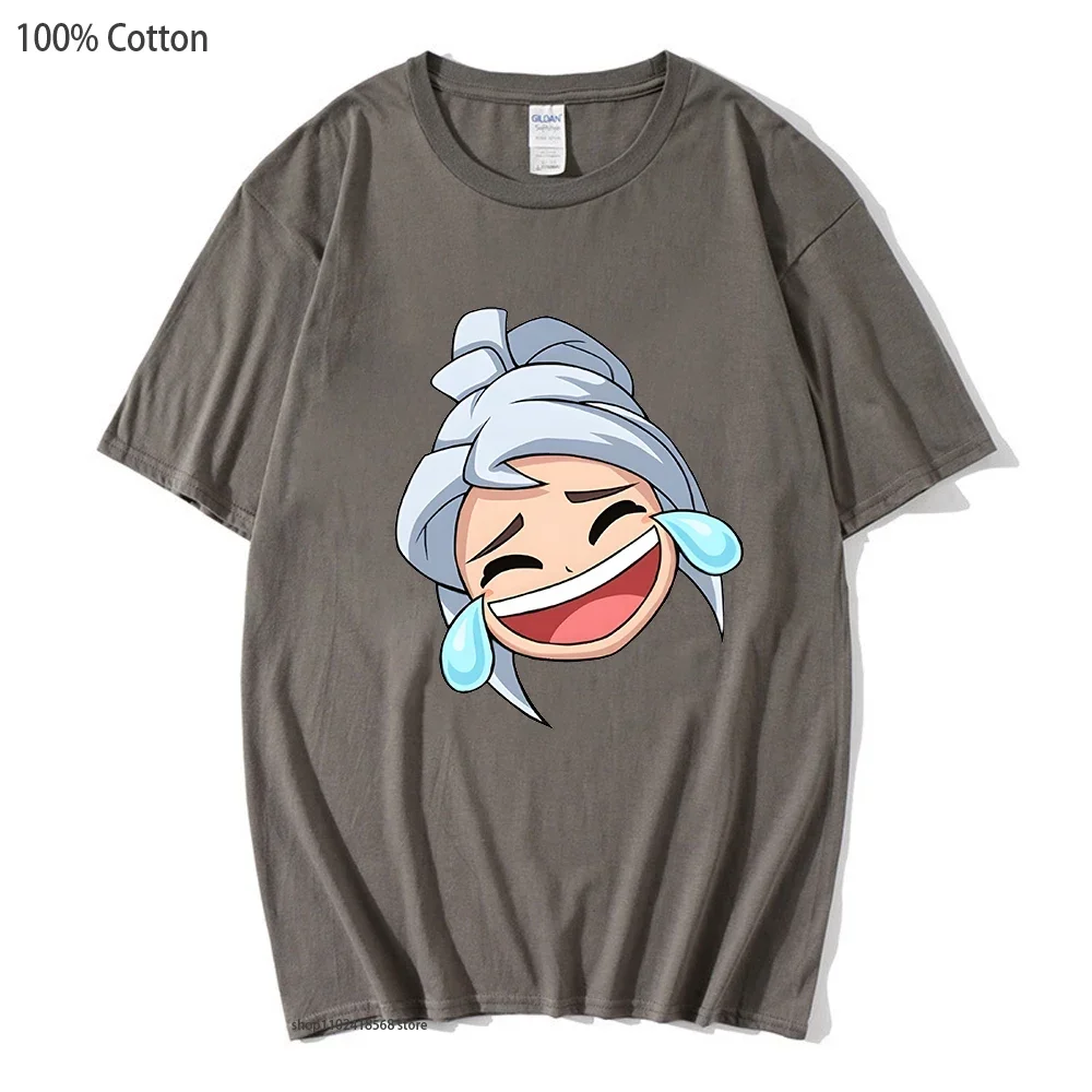 Valorant T-Shirts Jett Revive Cartoon Funny Print Women Men Oversized Tshirt Short Sleeve Summer Sportswear Unisex Harajuku Tees