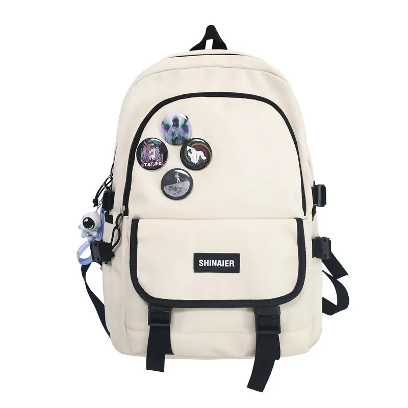 Large Capacity Backpack High School Bag College Students New Korean Brand Travel Girls Boy Computer Simple Backpack