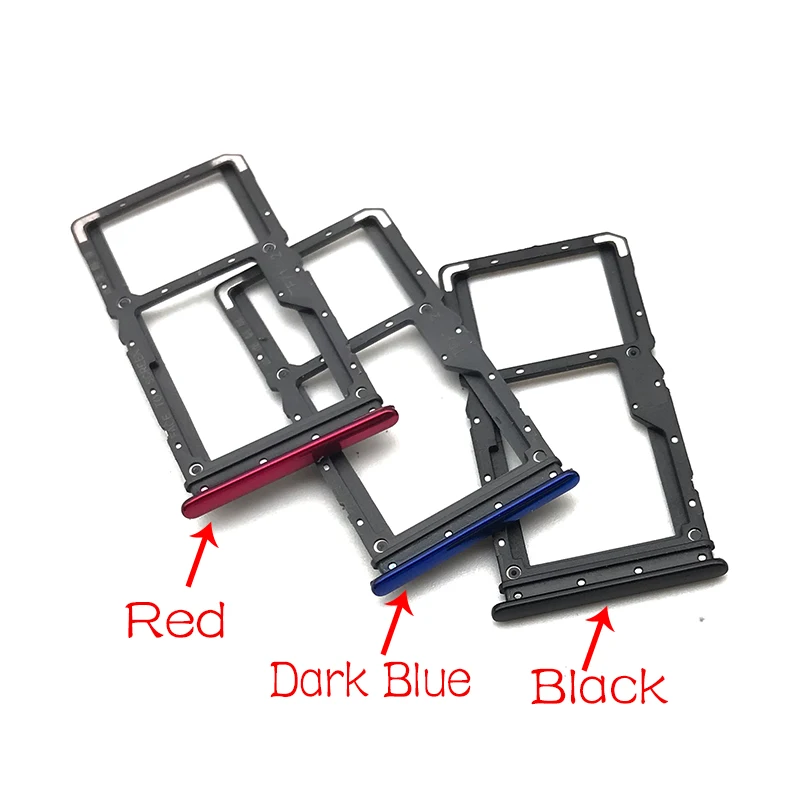 Nueva bandeja para tarjeta SIM con pin, adaptador de repuesto para Xiaomi Redmi Note 9S, Note 9, 7 Pro 3